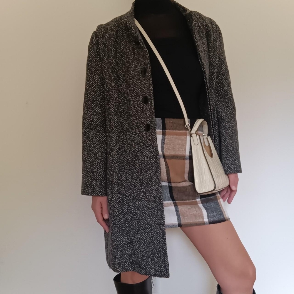 Vintage Karen Wool Coat / Size Large